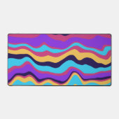 Abstracte golven bureaumat (Voorkant)