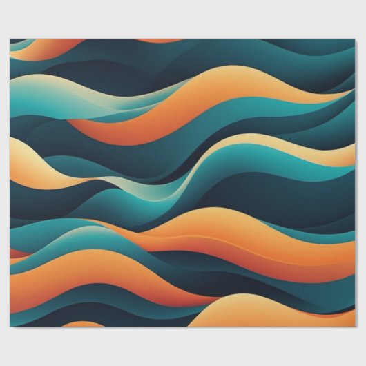 ABSTRACTE GOLVEN CADEAUPAPIER (Vlak)