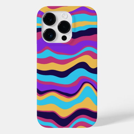 Abstracte golven Case-Mate iPhone case (Achterkant)