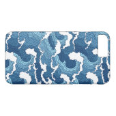 Abstracte golven Case-Mate iPhone case (Achterkant (Horizontaal))