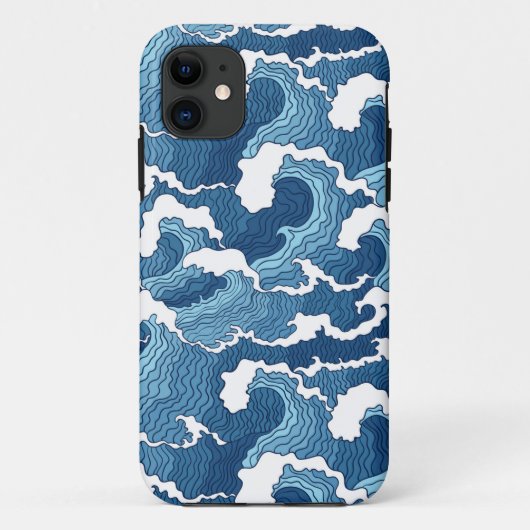 Abstracte golven Case-Mate iPhone case (Achterkant)