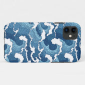 Abstracte golven Case-Mate iPhone case (Achterkant (horizontaal))