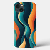 ABSTRACTE GOLVEN Case-Mate iPhone CASE (Achterkant)