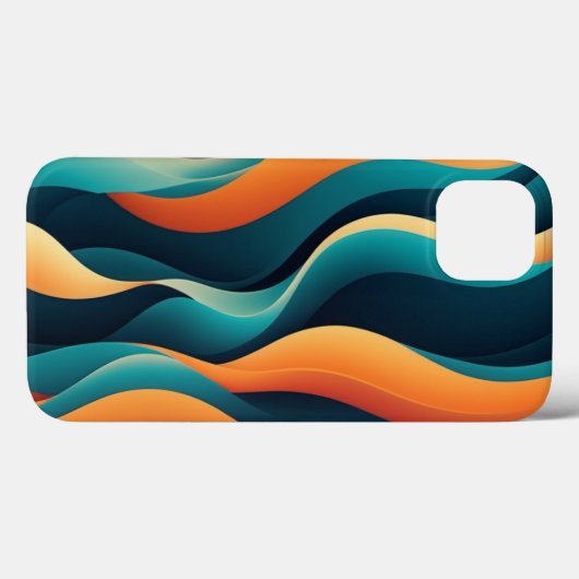 ABSTRACTE GOLVEN Case-Mate iPhone CASE (Achterkant (horizontaal))
