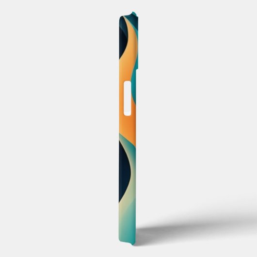 ABSTRACTE GOLVEN Case-Mate iPhone CASE (Achterkant / Rechts)