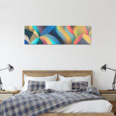 Abstracte golven en wervelingen 29 canvas afdruk (Insitu (Slaapkamer))