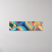 Abstracte golven en wervelingen 29 canvas afdruk (Voorkant)