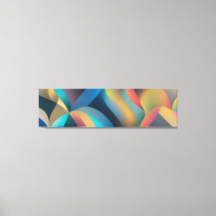 Abstracte golven en wervelingen 29 canvas afdruk