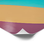 Abstracte golven en wervelingen 29 perfect poster (Hoek)