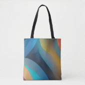Abstracte golven en wervelingen 29 tote bag (Voorkant)