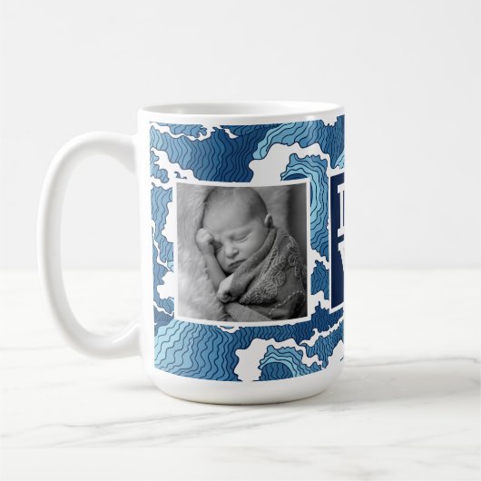 Abstracte golven | HOUD met foto's Koffiemok (Links)