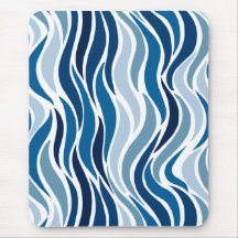 Abstracte golven in blauw 