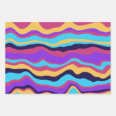 Abstracte golven inpakpapier vel (Voorkant 2)