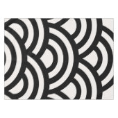 Abstracte golven, kerken, zwarte en witte lijnen tafelkleed (Voorkant (Horizontaal))