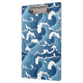 Abstracte golven klembord (Links)