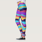 Abstracte golven leggings (Links)