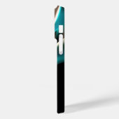 Abstracte Golven Luxe Goud en Groen Case-Mate iPhone Case (Achterkant / Links)