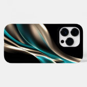 Abstracte Golven Luxe Goud en Groen Case-Mate iPhone Case (Achterkant (horizontaal))