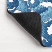 Abstracte golven muismat (Hoek)