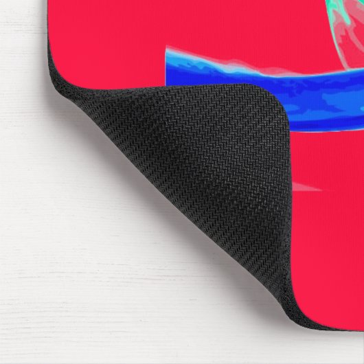 Abstracte golven Muismat (Hoek)