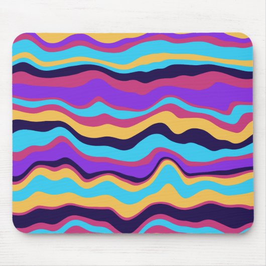 Abstracte golven muismat (Voorkant)