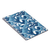 Abstracte golven notitieboek (Rechterzijde)