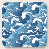 Abstracte golven onderzetter (Voorkant)