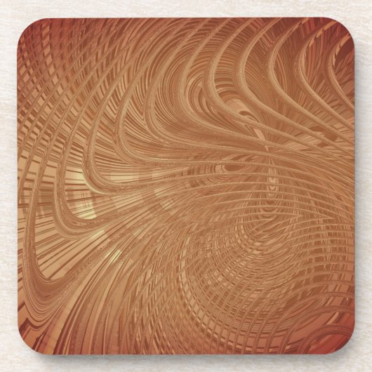 Abstracte golven Onderzetter Art (Voorkant)