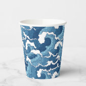 Abstracte golven papieren bekers (Links)