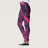Abstracte golven Patroon Leggings (Links)