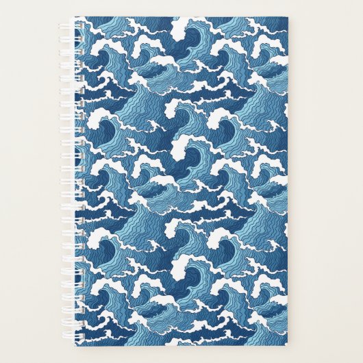 Abstracte golven planner (Voorkant)