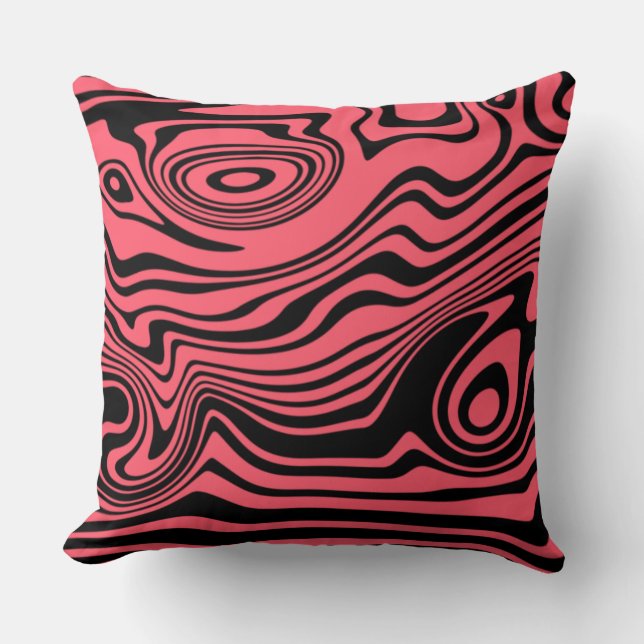 Abstracte golven Sierkussennen je kleuren Kussen (Voorkant)