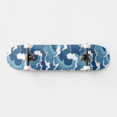 Abstracte golven skateboard (Horizontaal)
