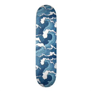 Abstracte golven skateboard