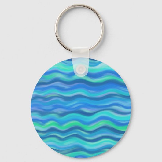 Abstracte golven sleutelhanger (Voorkant)