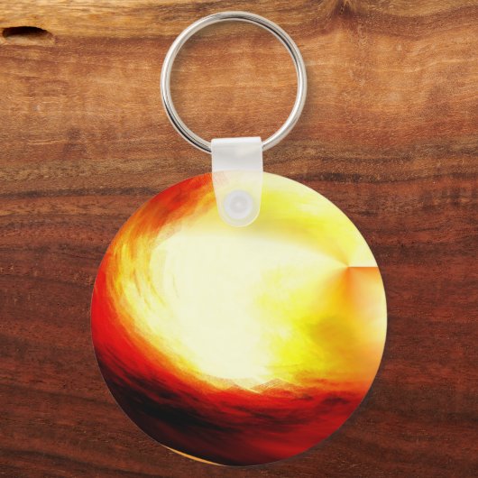 Abstracte golven sleutelhanger (Voorkant)