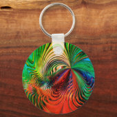 Abstracte golven sleutelhanger (Voorkant)