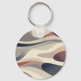 Abstracte golven sleutelhanger
