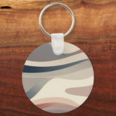 Abstracte golven sleutelhanger (Achterkant)