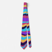 Abstracte golven stropdas (Voorkant)