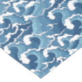 Abstracte golven tafelkleed (Gekanteld)