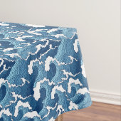 Abstracte golven tafelkleed (Voorbeeld)
