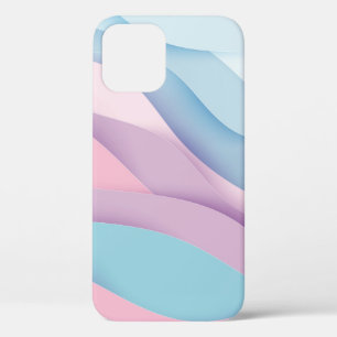 Abstracte golven voor cartoon van papier. Papieren Case-Mate iPhone Case