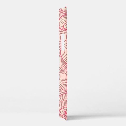 Abstracte golvende streken,  patroon. Case-Mate iPhone case (Achterkant / Rechts)
