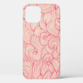 Abstracte golvende streken,  patroon. Case-Mate iPhone case (Achterkant)