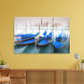 Abstracte gondels, Venetië Canvas Afdruk (Insitu (Woonkamer))