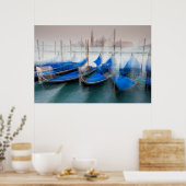 Abstracte gondels, Venetië Poster (Keuken)
