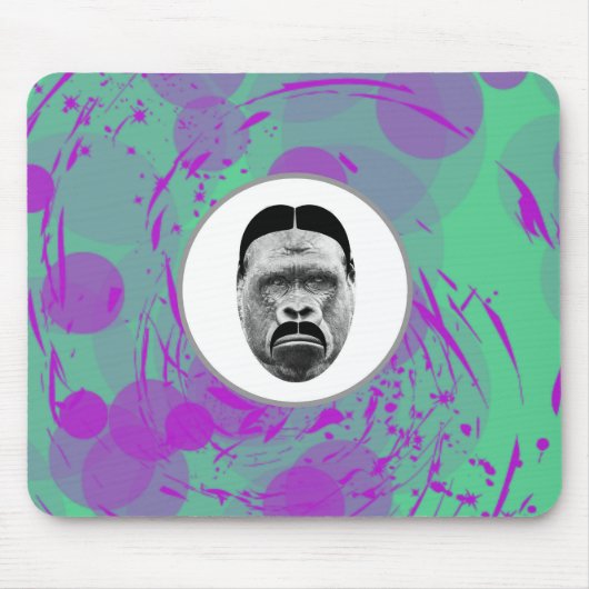 Abstracte Gorilla Mousepad Muismat (Voorkant)