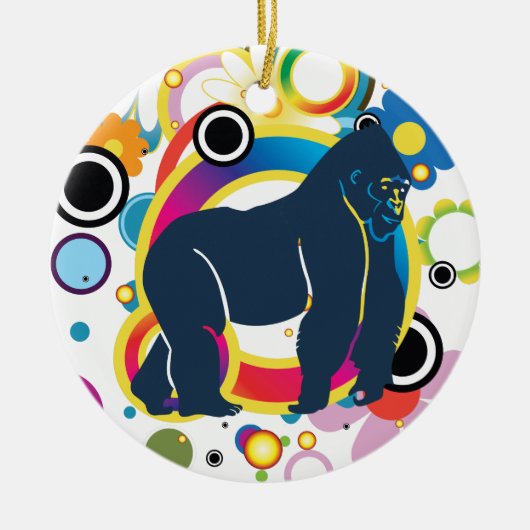 Abstracte Gorilla Ornament (Voorkant)