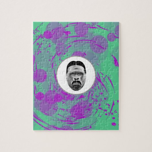 Abstracte Gorilla Photo Puzzle Legpuzzel (Verticaal)